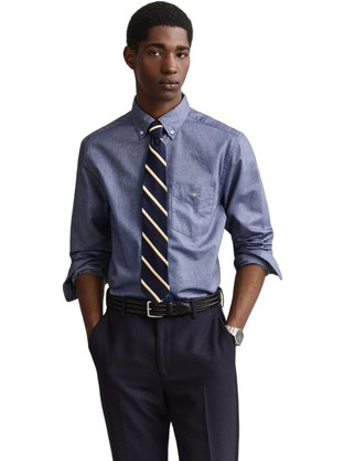 Gant Ανδρικό Πουκάμισο Royal Blue