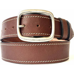 DomLeathers Ανδρική Ζώνη Δερμάτινη Rusted DL-28QX