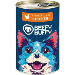 Beefy Buffy Adult Chunks with Chicken in Gravy 1.24kg