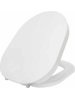 Elvit 1322 Καπάκι Λεκάνης Οβάλ Πλαστικό Soft Close Λευκό