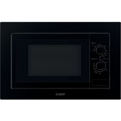Candy CA38F2K7NXBB Εντοιχιζόμενος Φούρνος Μικροκυμάτων με Grill 20lt Μαύρος