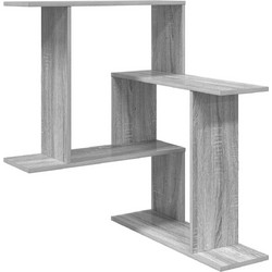 vidaXL Γωνιακή Βιβλιοθήκη Τοίχου 67x67x87cm 8012225