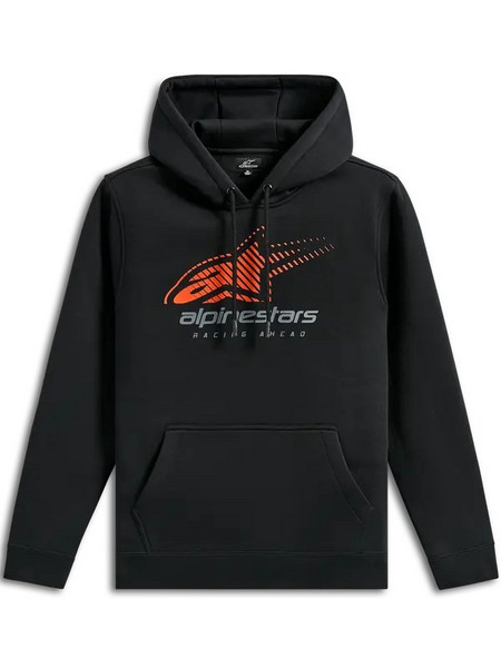 Alpinestars Ανδρικό Φούτερ με Κουκούλα & Τσέπες Μαύρο 30507324