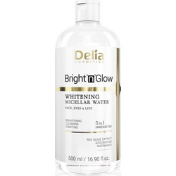 Delia Cosmetics Bright'n'Glow Micellar Water Ντεμακιγιάζ 500ml