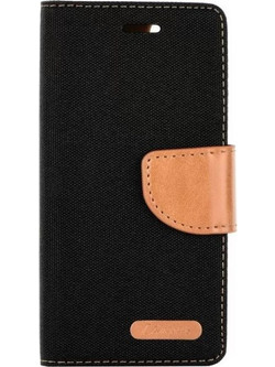 Θήκη Βιβλίο Canvas Για Xiaomi Redmi Note 5A Prime Καφέ