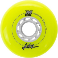 Ρόδες InLine FreeStyle Matter Juice FSK, 80χιλ./F1 Neon Yellow