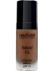 Radiant Natural Fix All Day Matt 11 Dark Chocolate Liquid Make Up SPF15 30ml