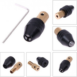 3.17mm Hole Miniature Hand-Twisted Self-Tightening Drill Chuck Fixture Clamp