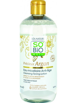So' Bio Etic Argan Anti-Age Eau Micellar Water Ντεμακιγιάζ 500ml