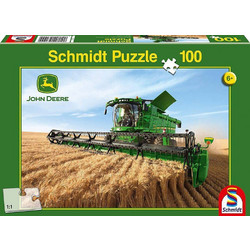 Παιδικό Puzzle Schmidt Τρακτέρ Συνδυαστικής Συγκομιδής 100 Κομμάτια