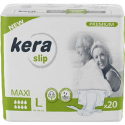 Kera Slip Premium Maxi Large Πάνες Ακράτειας 8 Σταγόνες 20τμχ