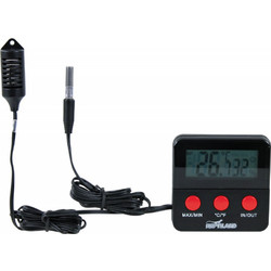 Trixie Ψηφιακό Θερμόμετρο/Υγρόμετρο - με Τηλεσκοπικό Αισθητήρα, Διαστάσεων: 6X6cm