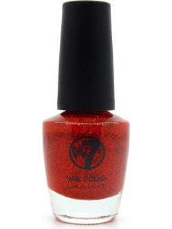 W7 2 Red Dazzle Gloss Βερνίκι Νυχιών 15ml