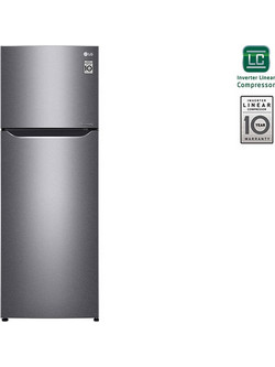 LG GTP523DSCL Δίπορτο Ψυγείο 312lt No Frost Υ169xΠ60xΒ66.5cm Inox
