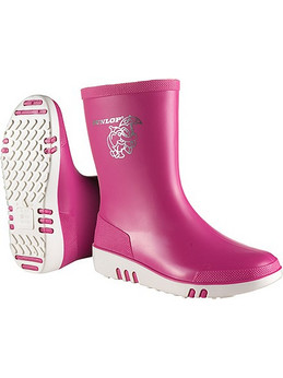 Μπότες παιδικές (γαλότσα) DUNLOP Mini Pink 100% αδιάβροχες Νο.26-30 (036 )