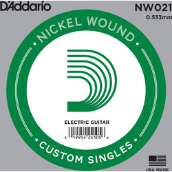 D'Addario NW021 Χορδή Ηλεκτρικής Κιθάρας Nickel Plated Steel 21"