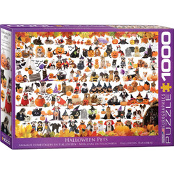Puzzle Eurographics Halloween Pets 1000 Κομμάτια