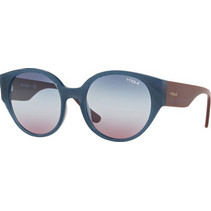 Vogue VO5245S 2680/0K Γυναικεία Γυαλιά Ηλίου Στρογγυλά Κοκάλινα Μπλε με Μπλε Polarized Φακό