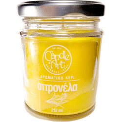 Candle n' Art Φυτικό Αρωματικό Κερί Σιτρονέλα 212ml