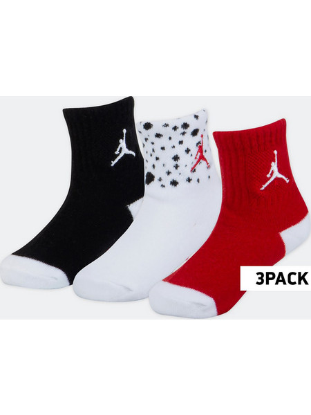 Jordan Ankle 3PK Παιδικές Κάλτσες PJ0012-001 WHITE