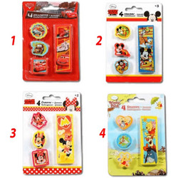 Group Operation Disney Σετ Γόμες 4τεμ (11388)