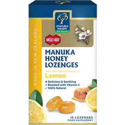 Manuka Health Manuka Καραμέλες για Ερεθισμένο Λαιμό Μέλι & Λεμόνι 65gr