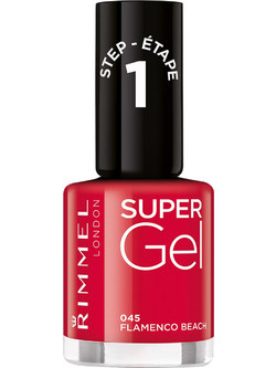 Rimmel London Super Gel 045 Flamenco Beach Gloss Βερνίκι Νυχιών Μακράς Διαρκείας 12ml