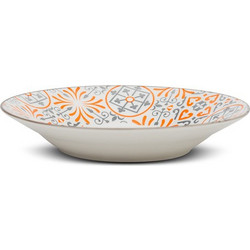 Nava Πιάτο Βαθύ Πορσελάνης Maiolica Orange 10-099-133 6τμχ