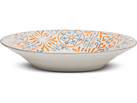 Nava Πιάτο Βαθύ Πορσελάνης Maiolica Orange 10-099-133 6τμχ