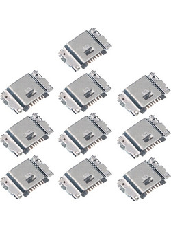 For Galaxy J7 Prime G610F 10pcs Charging Port Connector (OEM)