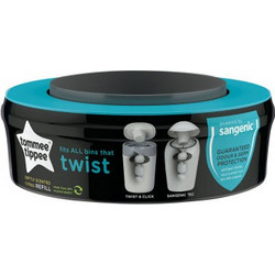 Tommee tippee(R) ανταλλακτική κασέτα με σακούλες κάδου απόρριψης Twist & Click