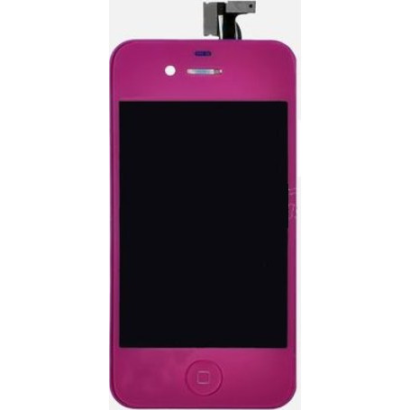 iPhone 4S Μώβ Full Kit LCD + Touch Screen + Frame Assembly + Home Button