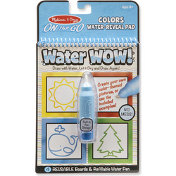 Melissa & Doug Water wow Βιβλίο ζωγραφικής με νερό 'Σχήματα-Χρώματα Κωδικός 19444