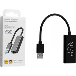 NSP N07 Ενσύρματος Ethernet USB Αντάπτορας Δικτύου 1Gbps