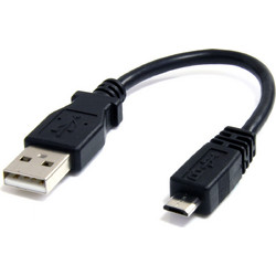 StarTech USB-A to Micro USB-B Cable 0.15m