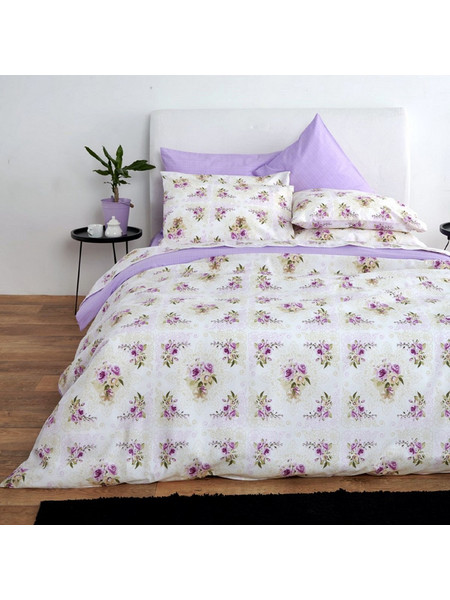 SB Home Σετ Σεντόνια Υπέρδιπλα Βαμβακερά 240x270 Fleur
