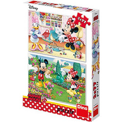 Παιδικό Puzzle Dino Disney Mickey & Minnie Mouse 2x77 Κομμάτια