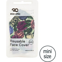 Eco Chic Mini Face Cover Green Peonies M107 1τμχ