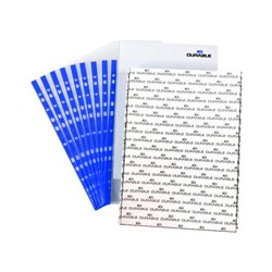 ΖΕΛΑΤΙΝΕΣ ΜΕ ΤΡΥΠΕΣ DURABLE ΜΠΛΕ Α4 ΑΝΩ