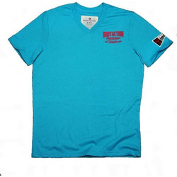 Body Action Ανδρικό Αθλητικό T-Shirt Μπλε 053507-01-Ciel