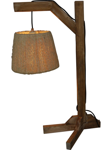 Home Lighting HL-304TL Πορτατίφ Ε27 Καφέ Φ25xΥ75cm