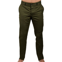 Dsquared2 Ανδρικό Παντελόνι Chino Κανονική Εφαρμογή Χακί S74KA0925S39021-703