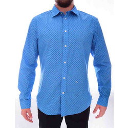Diesel Ανδρικό Πουκάμισο Βαμβακερό Μακρυμάνικο Slim Fit Μπλε 00SVM50QAPE8HC