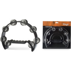 STAGG TAB-2 BK Nτέφι Mισοφέγγαρο Mαύρο Mε 8 Zευγάρια Tζίλιες