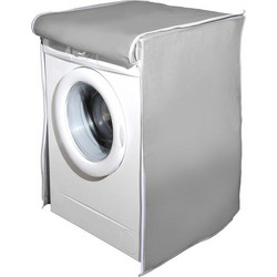 Κάλυμμα Πλυντηρίου για προστασία με φερμουάρ σε Γκρι χρώμα, 63x63x85cm - Aria Trade