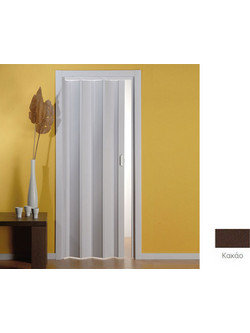 Demo Πόρτα Εσωτερική Φυσαρμόνικα PVC Καφέ 87x215cm 21-16-515