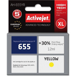 ACTIVEJET INK FOR HEWLETT PACKARD 655 YELLOW CZ112AE ΜΕΛΑΝΙ ΣΥΜΒΑΤΟ