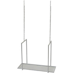 Ράφι μεταλλικό λευκό 60x23x112cm Inart 3-70-105-0631