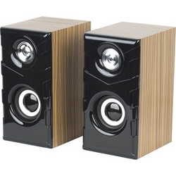 YM-616 Ηχεία Υπολογιστή 2.0 6W Black Brown