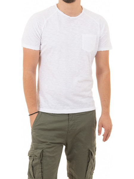 Κοντομάνικη Μπλούζα T-Shirt Back2Jeans B9 SS21 Λευκό